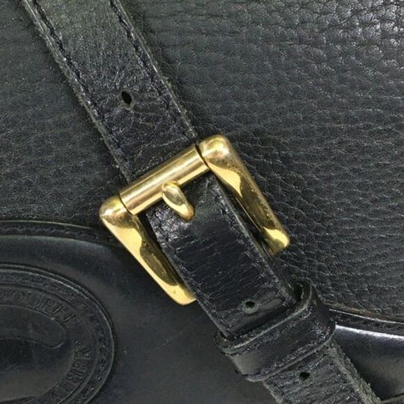 Vintage Dooney & Bourke AWL Black Leather Carrier Purse Shoulder Crossbody Bag - Picture 15 of 16